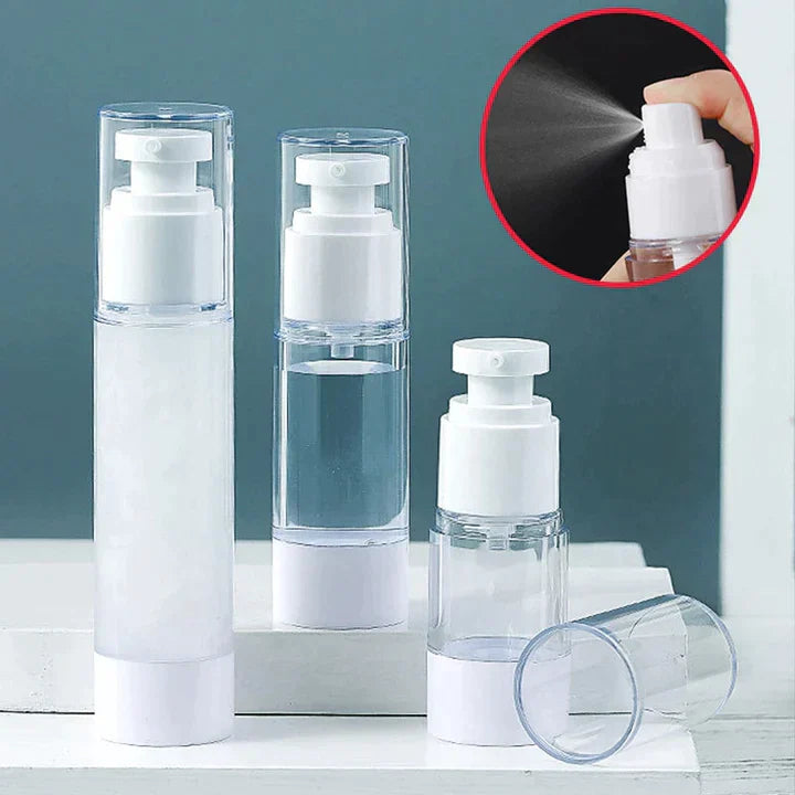 Set de Frascos de Viaje: Transporta Tus Cosméticos Fácilmente