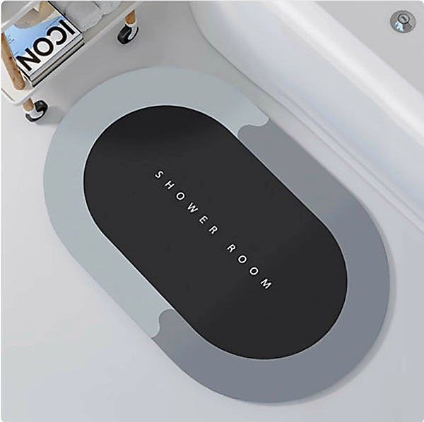 Dry floor in an instant with this super absorbent mat!