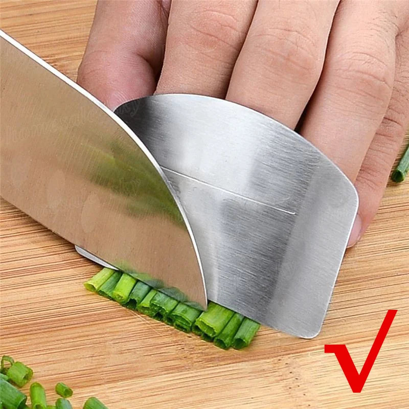 Protección de dedos de acero: ¡cocina con total seguridad!
