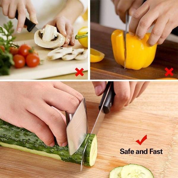 Protección de dedos de acero: ¡cocina con total seguridad!