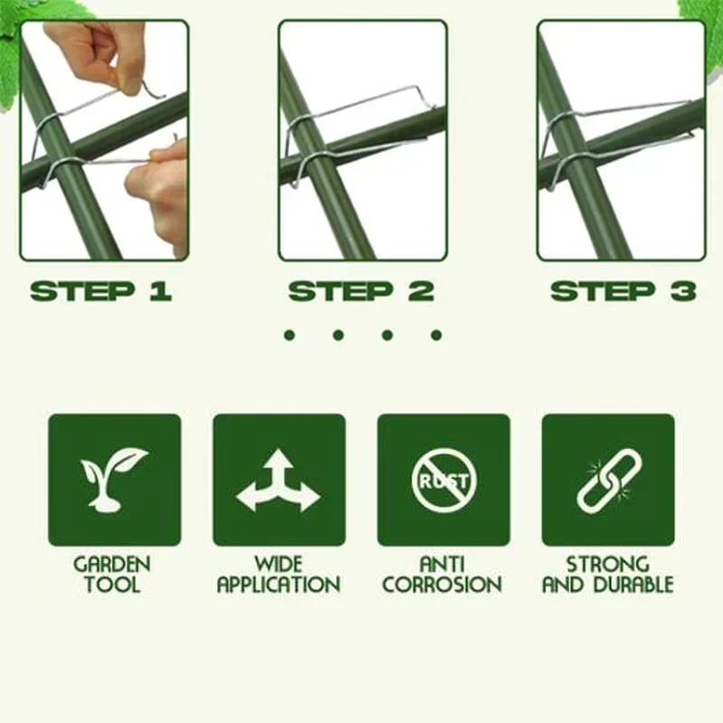 Garden hooks: Easily organize and support your plants (x 20)