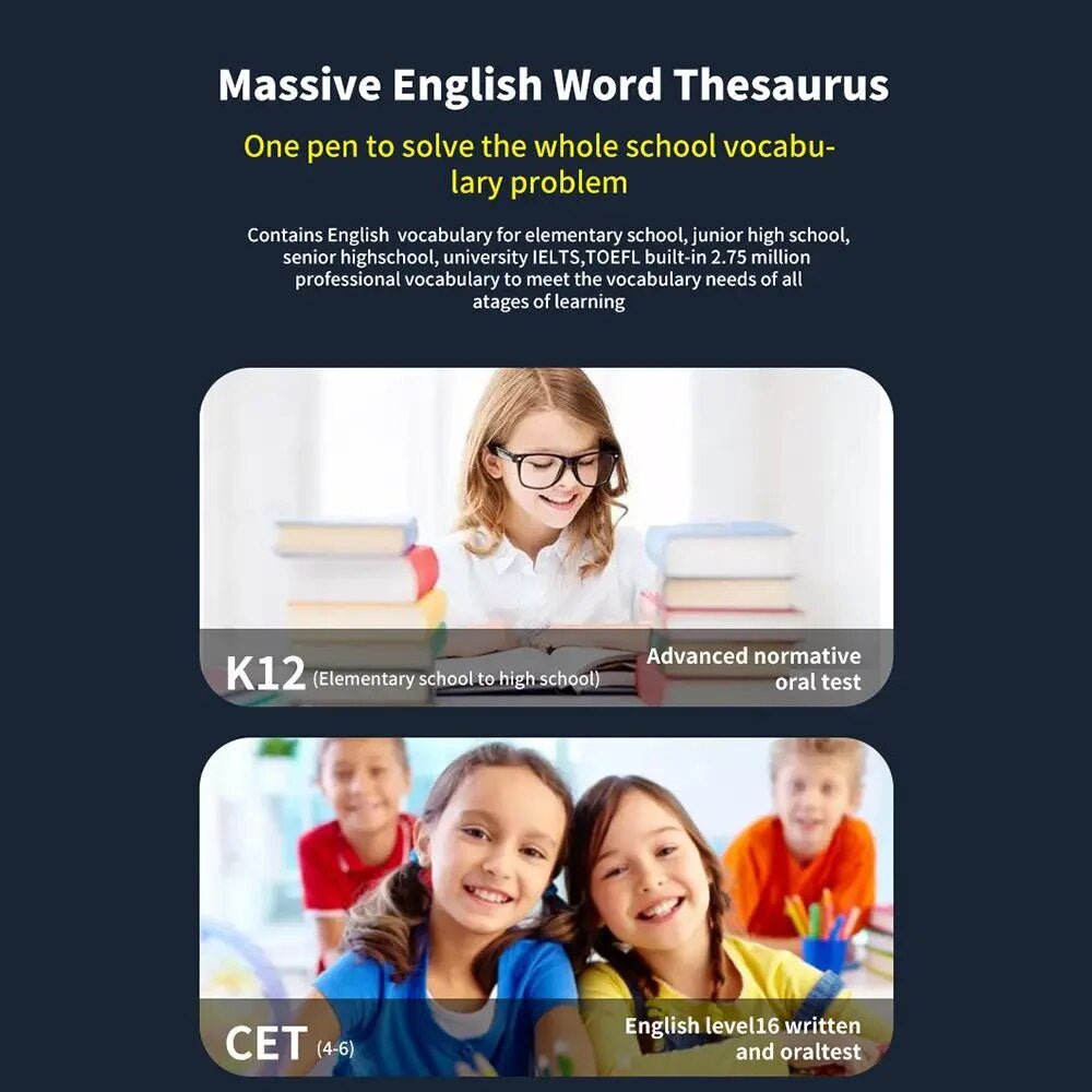 Escáner de Lectura y Traducción de Estilo 112 Idiomas