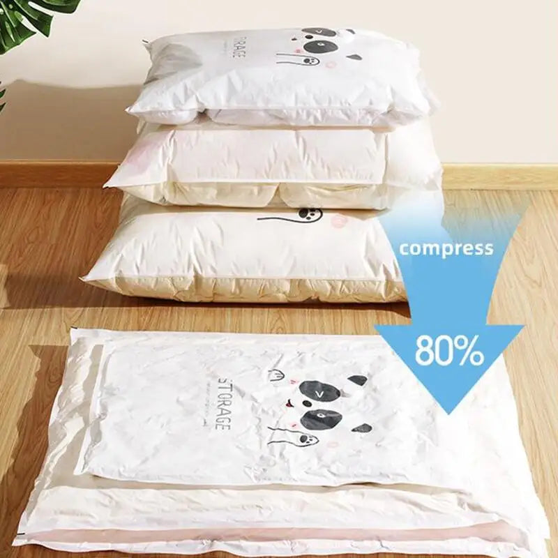 Bespaar 80 % ruimte met deze compressiezak 